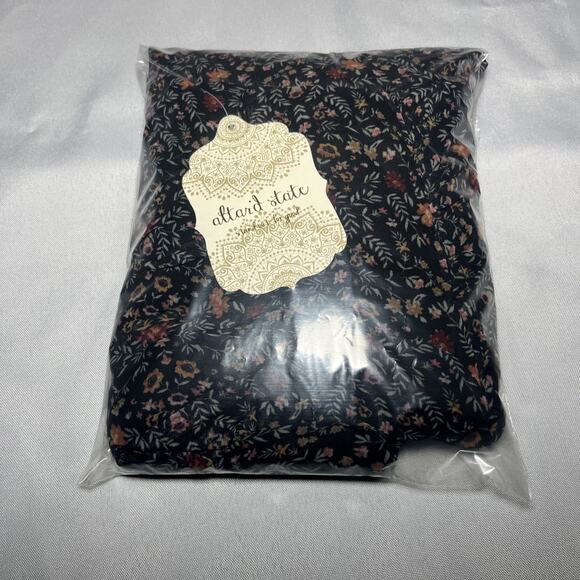 NEW Altard State Tiered Ruffle Mini Dress M Boho Prairie Balloon Sleeve Tie back - Picture 11 of 11